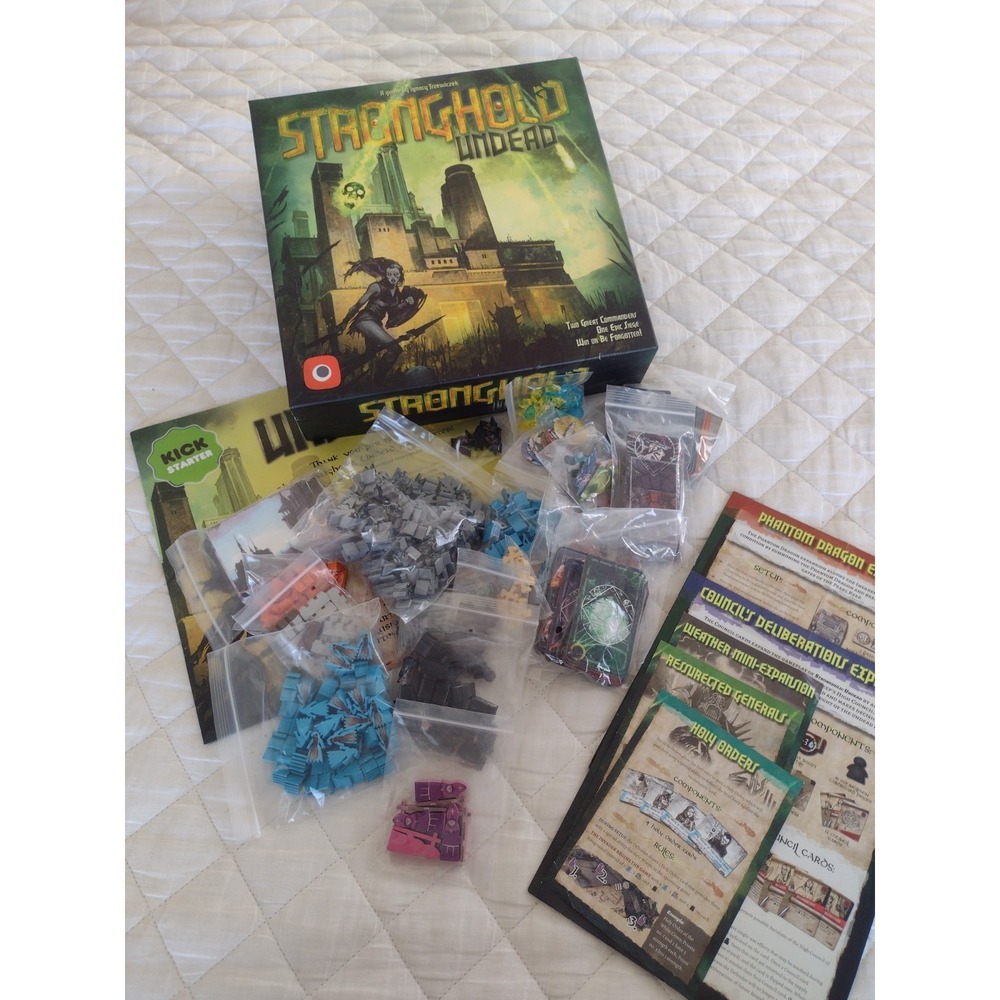 Stronghold Undead Kickstarter With Expansions Portal Games 2020 2nd Edition